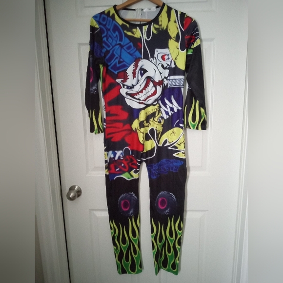 NWT Jumpsuit Pajamas with Mask - Picture 2 of 8